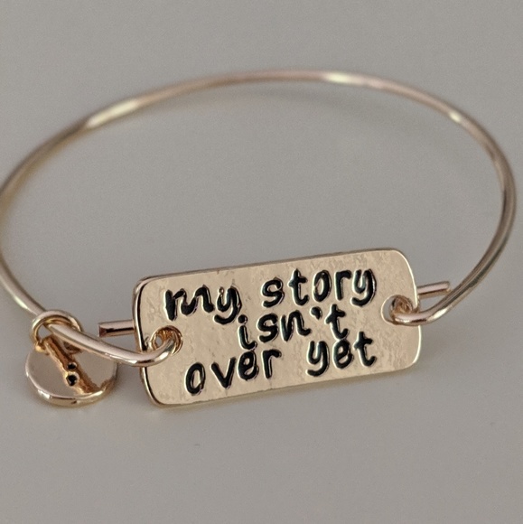 My Story Isn't Over Yet Bangle - Picture 2 of 2